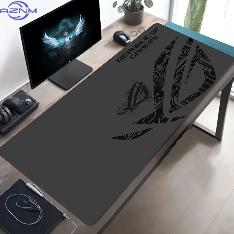 Office Desk Tech Accessories - 1pc 대형 게임용 마우스 패드 ROG