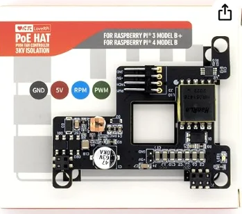 Power Over Ethernet - 러브파이 PoE HAT 전문가용 HAT (라즈베리