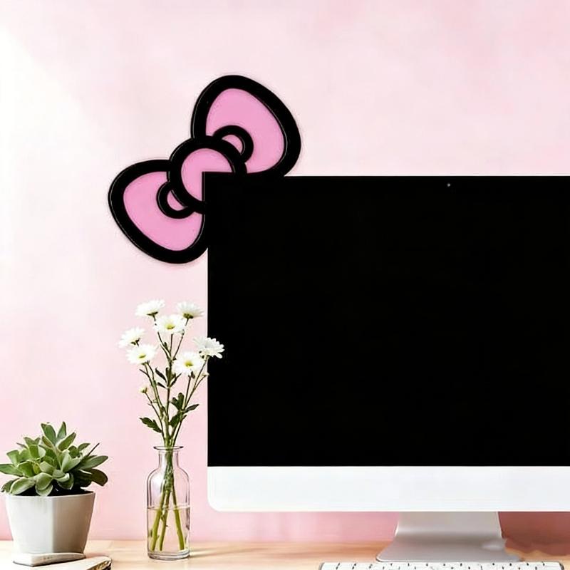 새로운 1/2Pcs 나무 Bowknot PC 액세서리  - Office Desk Tech Accessories 리뷰 및 가격