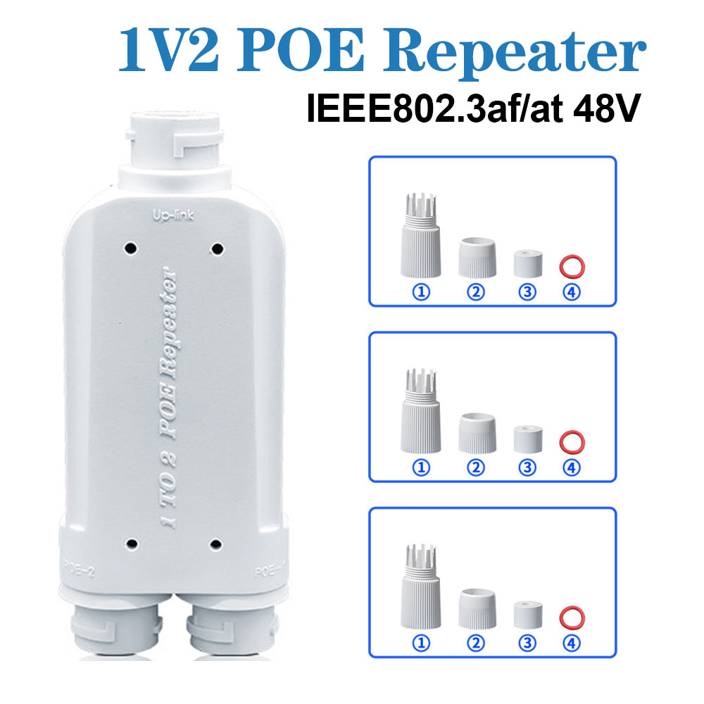 방수 POE 2 포트 리피터 IP66 10/100Mbp - Power Over Ethernet 리뷰 및 가격