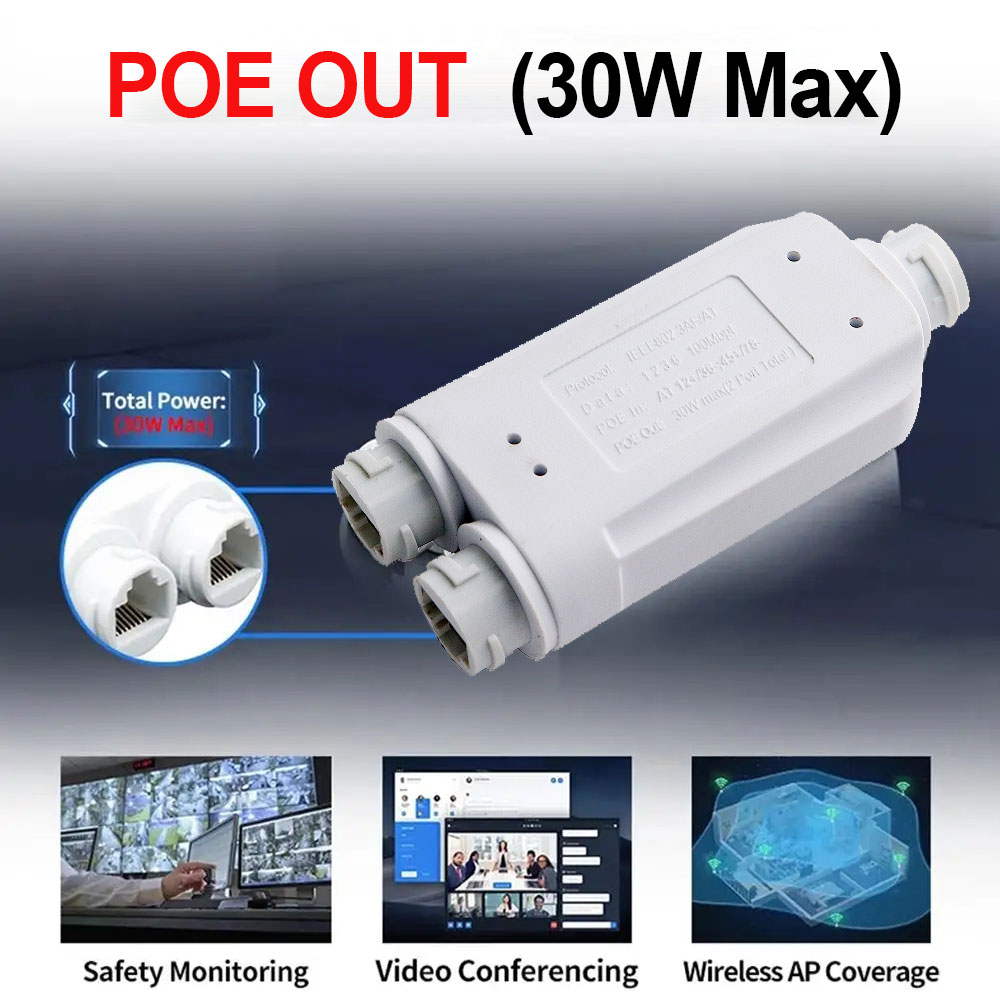 방수 POE 2 포트 리피터 IP66 10/100Mbp - Power Over Ethernet 리뷰 및 가격