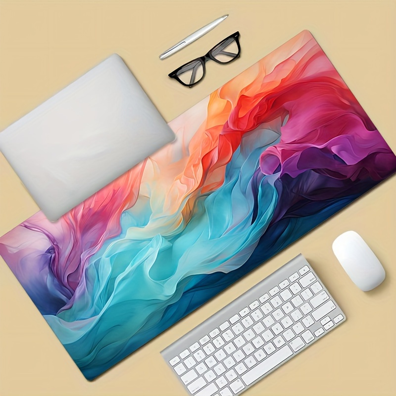 대형 추상 컬러 마우스 패드 테크 마우스 패드 데스크  - Office Desk Tech Accessories 리뷰 및 가격
