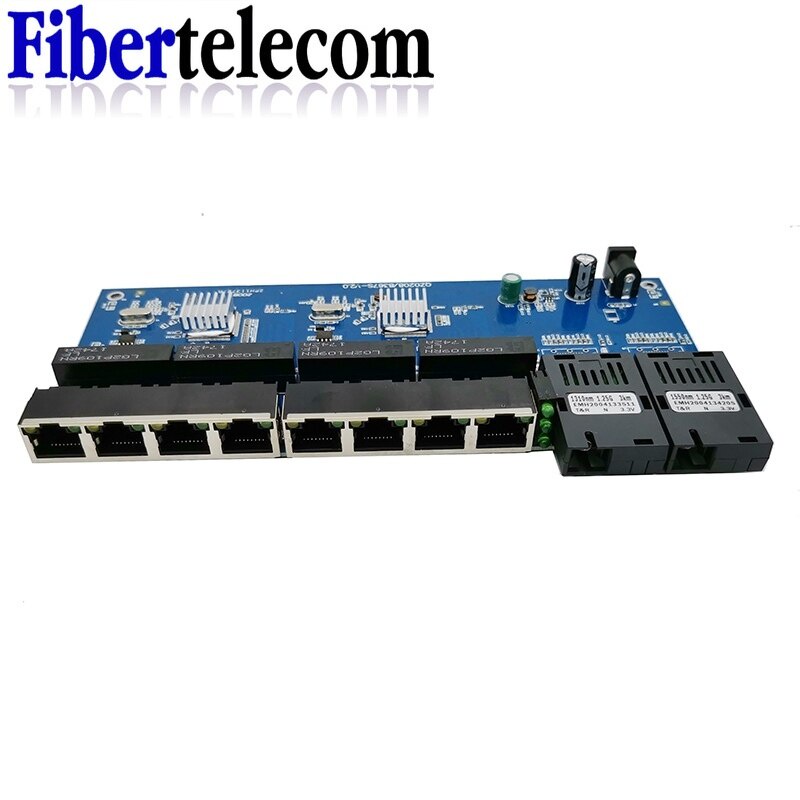 역방향 PoE 스위치 8 RJ45 2 SC 광섬유 기가 - Power Over Ethernet 리뷰 및 가격