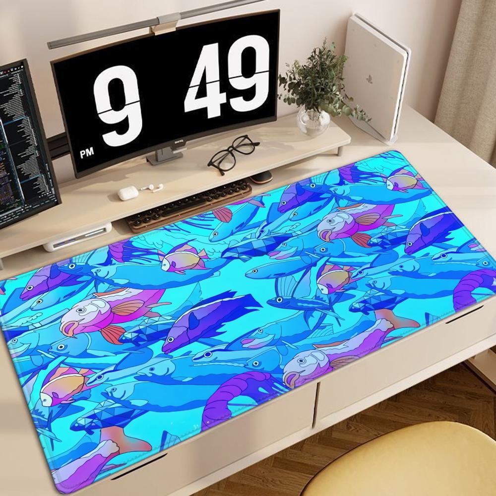 HD 프린팅 물고기 고무 마우스 패드 노트북 사무실 게 - Office Desk Tech Accessories 리뷰 및 가격